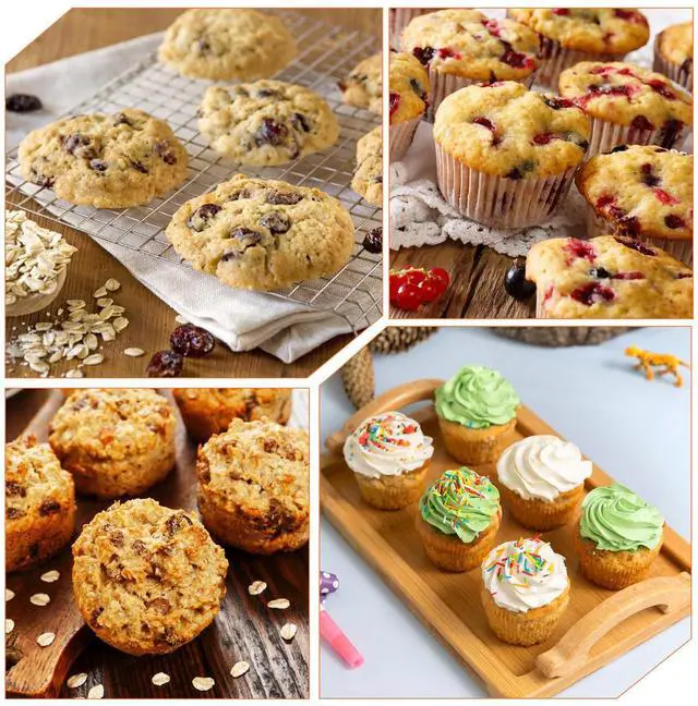 Alt view image 7 of 7 - 2 Pack Silicone Egg Bite Molds, 4-Cups Air Fryer Egg Bite Mold Food Grade Non-Stick Silicone Muffin Pan for Baking Mini Muffins Eggs Bites Tart Mini Cupcake Quiche