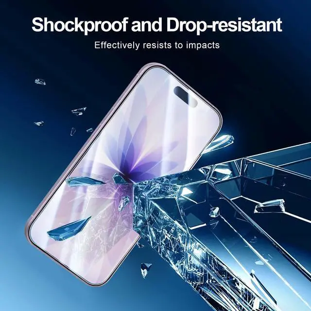 Alt view image 6 of 7 - 3x Screen Protector for iPhone 17 (6.3 inches)+ 3x Camera Lens Protector, Sensor Protection, Case Friendly Tempered Glass Film, Ultra Resistant, Easy installation tool include