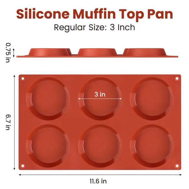 Alt view image 2 of 7 - Silicone Egg Mold for Breakfast Sandwiches, 3 Inch, 2 Pack