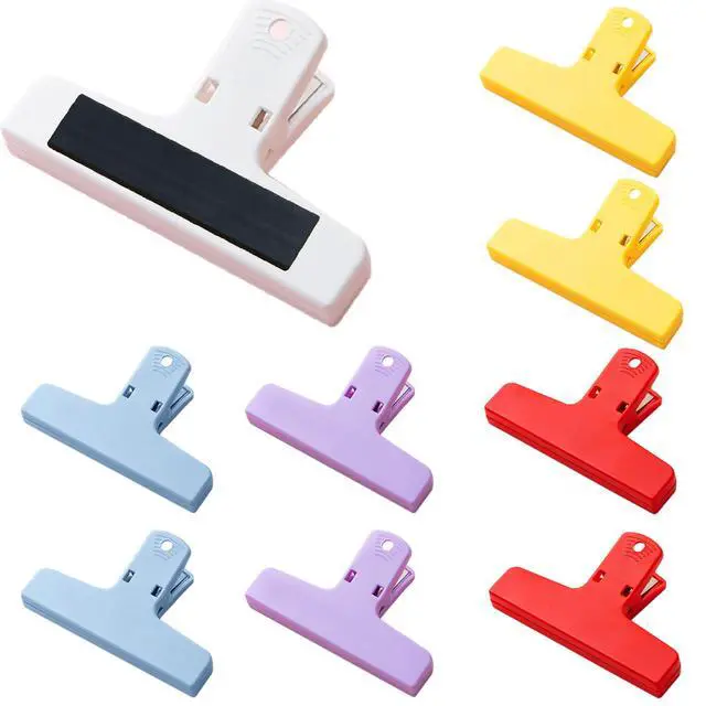Alt view image 7 of 7 - Chip Clips,Magnetic Bag Clips with Air Tight Seal for Food Storage, 9-Piece