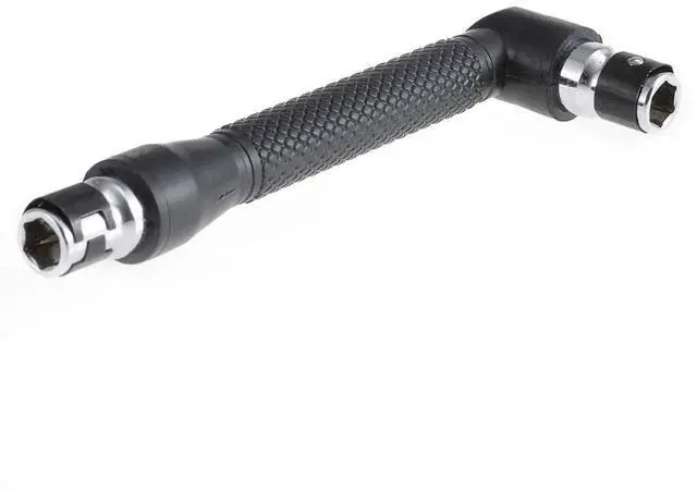 Main image of L-shape Socket Wrench Set Screwdriver and Bit Set, 1/4-Inch Drive, L-shaped Extension Handle Double Head Hex Socket Wrench for Routine Screwdriver Bits Utility Tool