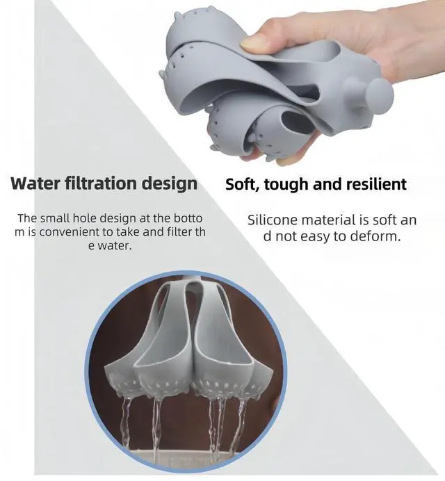 Alt view image 6 of 7 - Silicone Egg Boiler Rack, Freestanding Egg Boiler,egg boiler holder,Silicone Boiled Egg Cooker,Storage and Egg Rack for Making Soft or Hard Boiled Eggs,Holds 6 Eggs, for Cooking Kitchen Gadget, Gray