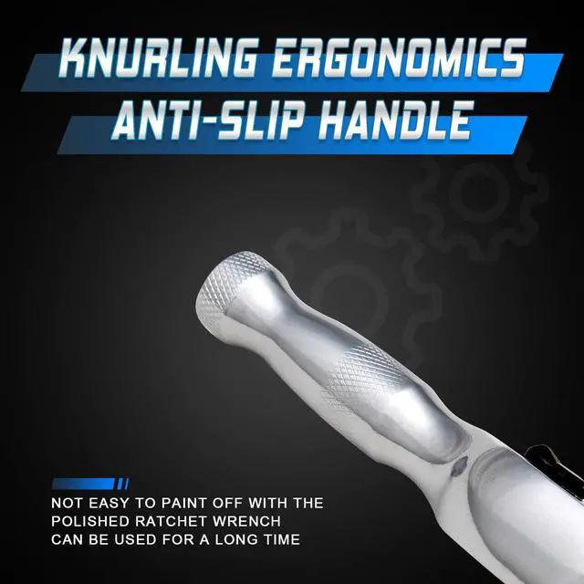 Alt view image 5 of 7 - 1/4 Inch Drive Stubby Ratchet Mini Ratchet Wrench,1/4 Socket Wrench, 72-Tooth Quick-ReleaseReversible,Chrome Vanadium Alloy Steel for Durability