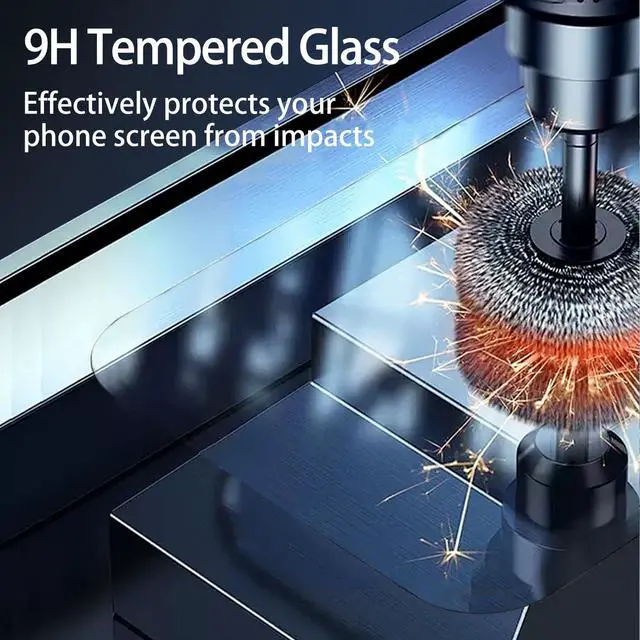 Alt view image 3 of 6 - [3 Pack for iPhone 17 Pro Screen Protector with Installation Frame, Tempered Glass, Full Coverage, Case Friendly