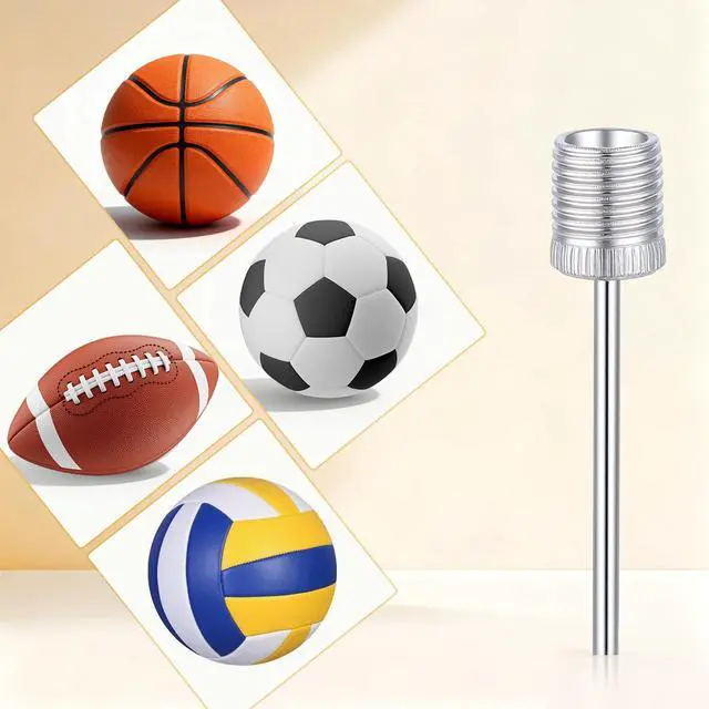 Alt view image 5 of 7 - 8Pcs Needle Inflating Ball Tire Pump, Portable Tire Inflator