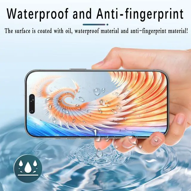 Alt view image 3 of 6 - 3 Pack for iPhone 17 Pro Screen Protector, Tempered Glass, Easy To Install, Case Friendly