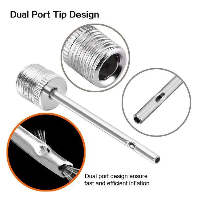 Alt view image 5 of 6 - Bicycle Valve Adapter DV AV SV Converter, Ball Pump Needle, Inflation Needle, Air Pump Needle Set for All Bike, Sports Ball and Inflatable Equipment 10PCS