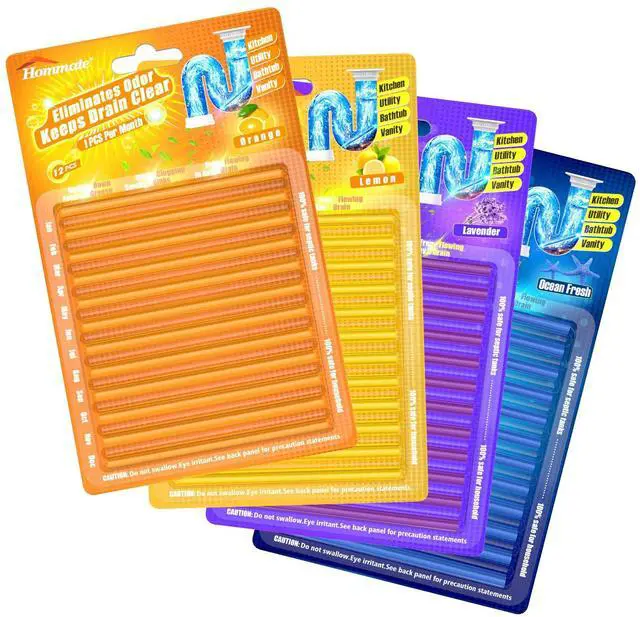 Main image of Drain Sticks Drain Cleaner Sticks Drains Cleaner Disposal Stick Enzyme for Odor Clogs Remover Sink Septic Stick for Drains As Seen On TV