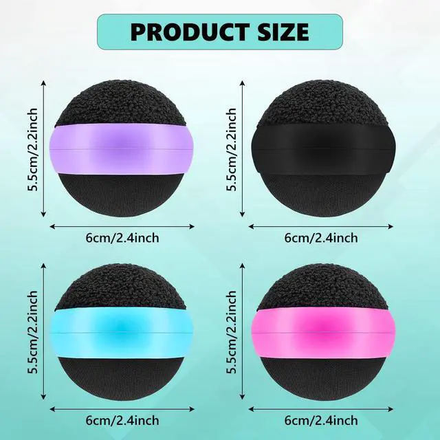 Alt view image 2 of 6 - 4 Pack Screen Cleaner Balls Car Phone Screen Cleaning Cleaner Ball Microfiber Touch Cleaning Ball for Easter Computer Laptop Phone Monitor(Black, Blue, Rose Red, Purple)