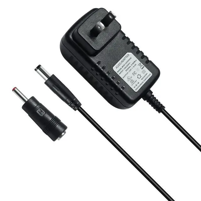 Alt view image 6 of 6 - 12V 2A Power Supply 5.5mmx2.5mm and 3.5mmx1.35mm Tip AC to DC Adapter 100-240V to 12vdc Power Cord 4ft 12 Volt 2amp 24W 5.5x2.5mm 3.5x1.35mm for CCTV Camera LED Light Router (Not 5.5x2.1mm)