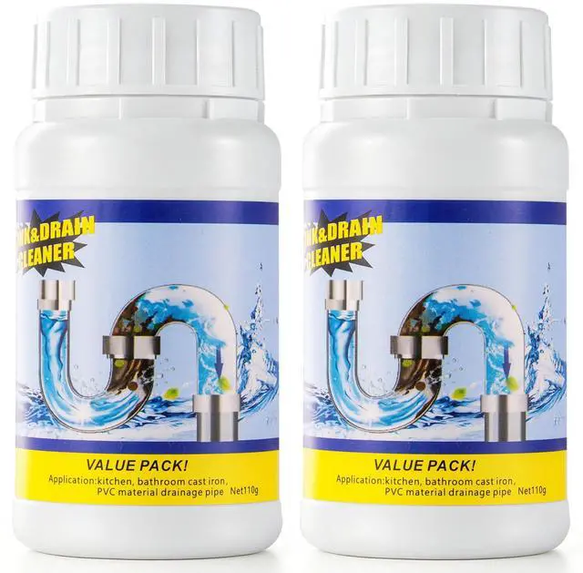 Main image of Sink Drain Cleaner Powder,Pipeline Dredging Agent Powder Fast Foaming Clog Remover & Preventive Maintenance for Kitchen Sinks, Bathroom Showers & Toilets,Clogged Drain Remover (220g)