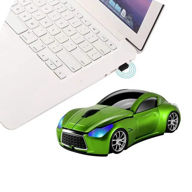 Alt view image 2 of 7 - Cool Sport Car Shape 2.4GHz Wireless Mouse Optical Cordless Mice with USB Receiver for PC Laptop Computer 1600DPI 3 Buttons
