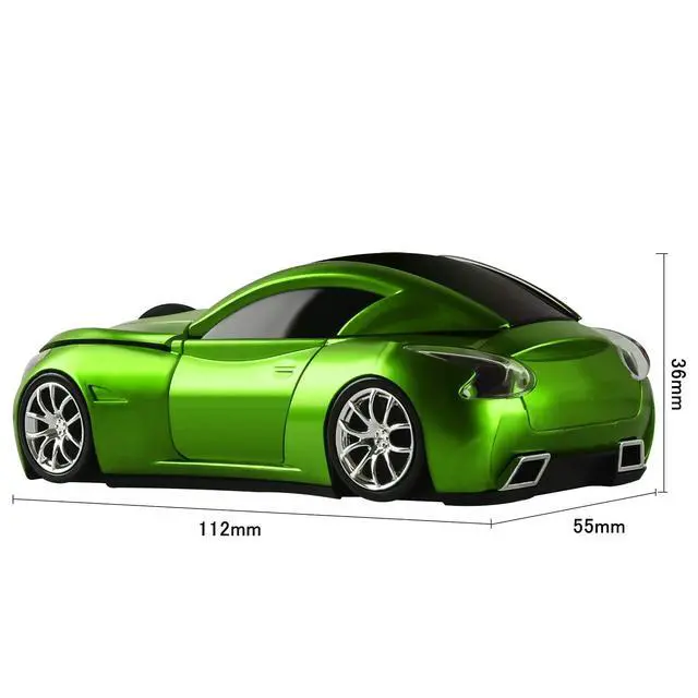Alt view image 6 of 7 - Cool Sport Car Shape 2.4GHz Wireless Mouse Optical Cordless Mice with USB Receiver for PC Laptop Computer 1600DPI 3 Buttons