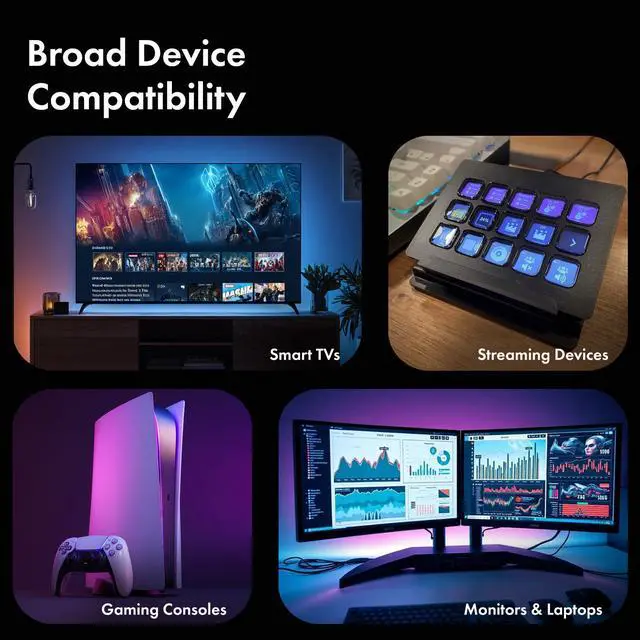Alt view image 6 of 7 - Type-C to HDMI 2.0 Cable 4K@60Hz Ultra HD, 3.3 Feet, 18Gbps High-Speed Transfer, Pure Copper & 24K Gold-Plated Male to Male Connectors, Compatible with TV, Laptop, Type-C Smartphone, Projector