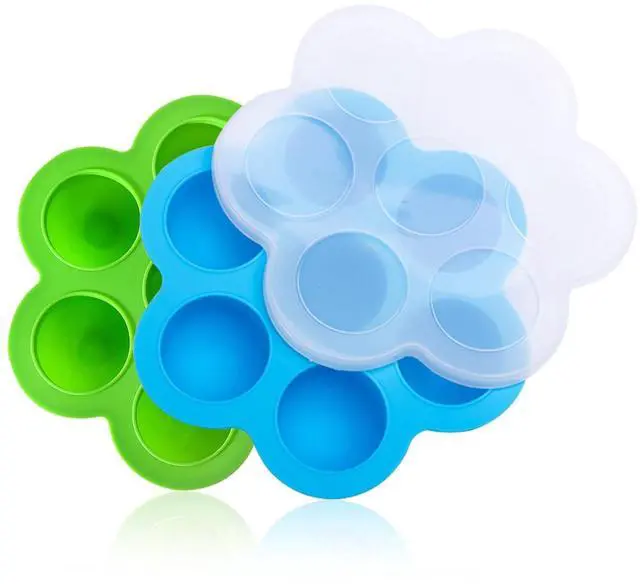 Main image of 2 PCS Egg Bites Silicone Mold, Sous Vide Egg Bite Maker, Fits Instant Pot 5,6,8 qt Pressure Cooker