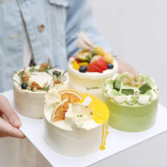 Alt view image 5 of 6 - Silicone Mini Round Cake Molds, 4 Inch, Blue, Reusable, Non-Stick, Microwave, Oven, Freezer Safe