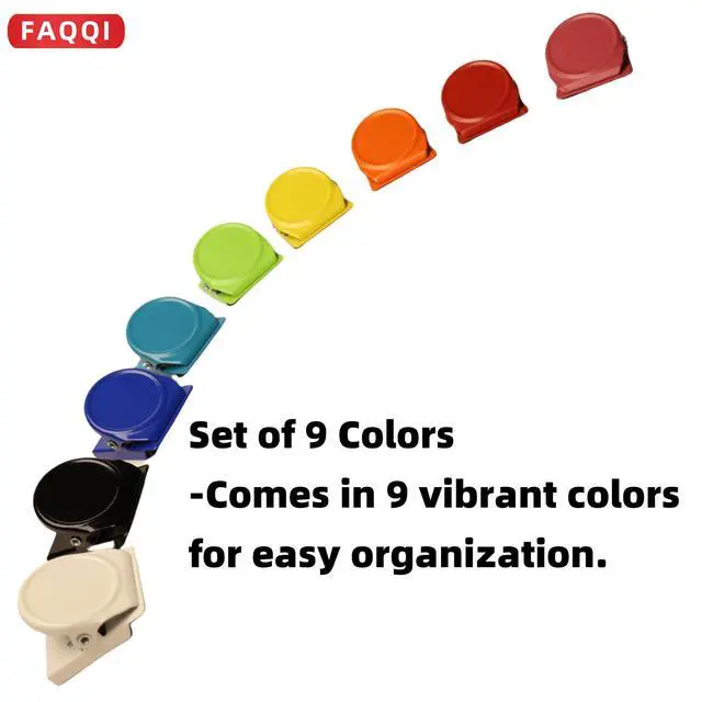 Alt view image 2 of 7 - Mini Chip Clips - Set of 9 Multi-Colored Small Bag Clips for Food - Perfect for Sealing Chip Bags, Snacks, and More