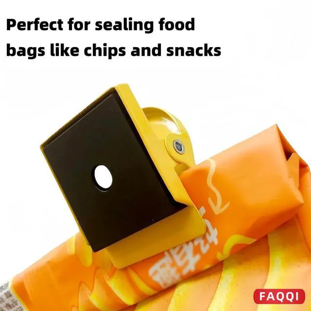 Alt view image 4 of 7 - Mini Chip Clips - Set of 9 Multi-Colored Small Bag Clips for Food - Perfect for Sealing Chip Bags, Snacks, and More