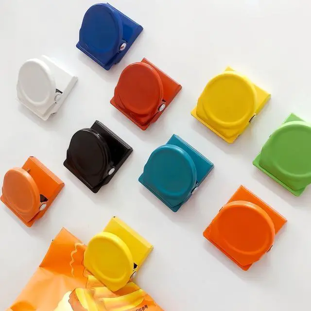Alt view image 7 of 7 - Mini Chip Clips - Set of 9 Multi-Colored Small Bag Clips for Food - Perfect for Sealing Chip Bags, Snacks, and More