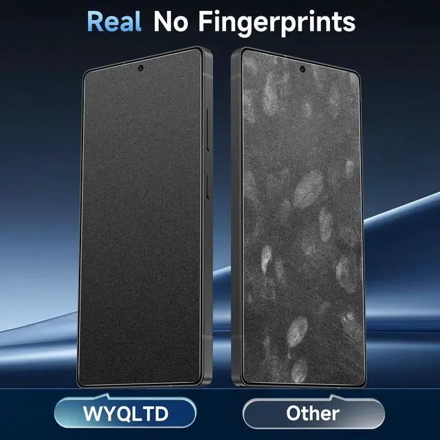 Alt view image 4 of 7 - 2 Pack for Samsung Galaxy S26 Ultra Matte Screen Protector Glass,Fingerprint Unlocking, Anti Glare, Anti Fingerprint, Shatterproof Sensitive Touch Quick Installation