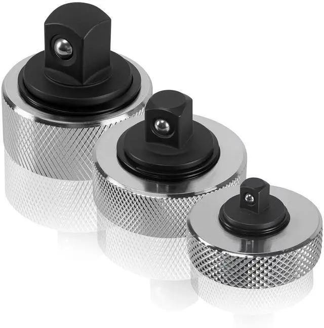Main image of 3 Pcs Mini Finger Ratchet Set 1/4" 3/8" 1/2" Drive Palm Ratchet Set Reversible Stubby Thumbwheel Ratchet Wrench Set Finger Socket Driver for Tight Spaces
