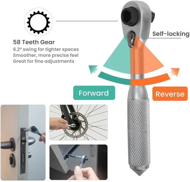 Alt view image 3 of 7 - Precision Screwdriver Set with Ratchet Wrench & Magnetic Bit Driver