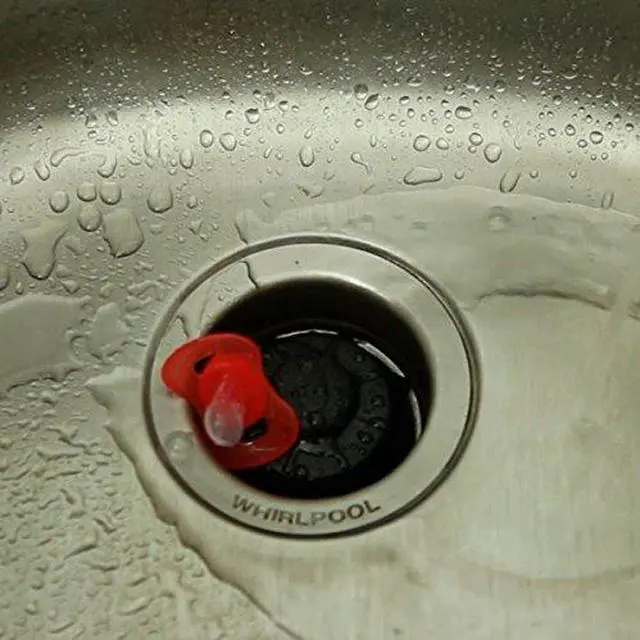 Alt view image 4 of 5 - Disposal Genie Garbage Disposal Strainer | Kitchen Sink Drain Splash Guard | Food Scraper | Black (10450)