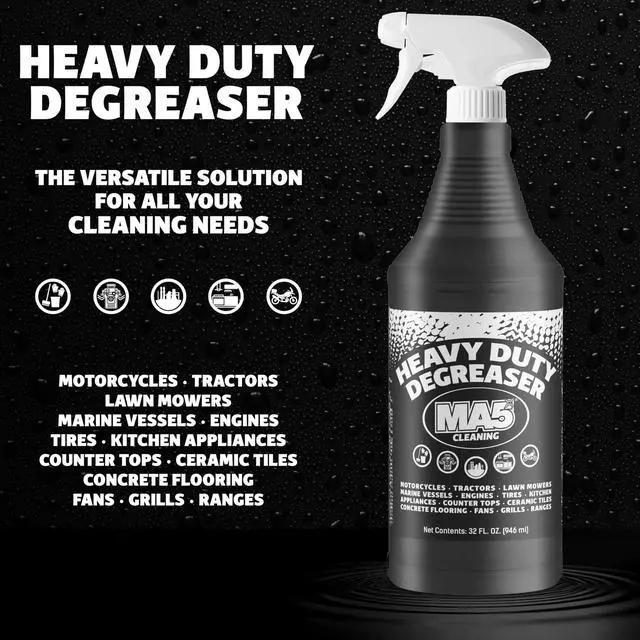 Alt view image 4 of 6 - Cleaner | Indoor and Outdoor Formula | Commercial, Residential, Kitchen, Automotive and Equipment Degreaser and Cleaner | 32oz Spray Bottle | Pack of 2