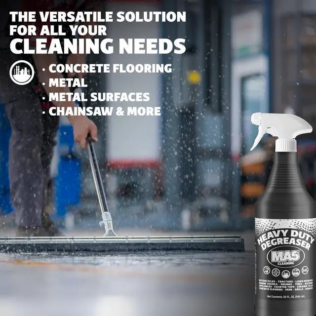 Alt view image 6 of 6 - Cleaner | Indoor and Outdoor Formula | Commercial, Residential, Kitchen, Automotive and Equipment Degreaser and Cleaner | 32oz Spray Bottle | Pack of 2