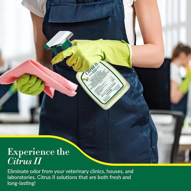 Alt view image 6 of 6 - Hospital Germicidal Deodorizing Cleaner - Fresh Citrus Scent - Disinfecting Spray - for Home, Hospital and Office Surfaces and Supplies - 22 Fl Oz