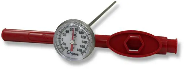 Main image of 1246-01-1 Bi-Metal Pocket Test Thermometer with Adjustment Sheath, NSF Certified, -40/180°F Temperature Range, Multicolor