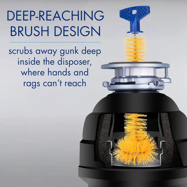 Alt view image 4 of 5 - Garbage Disposal Brush and Disposer Care Kit