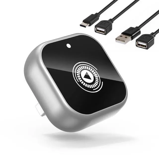 Main image of Wireless CarPlay Adapter for Cars with Built-in Wired Apple CarPlay Plug and Play, Mini-USB Design, Fast Stable Connection, for iPhone with USB/Type-C Port