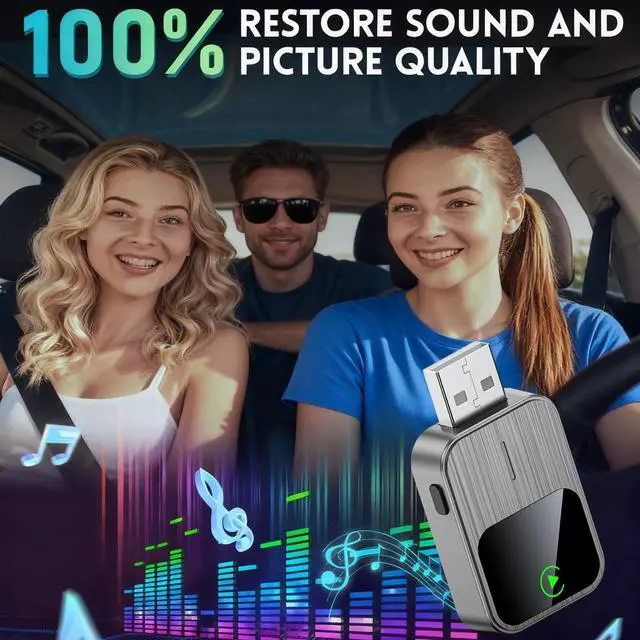 Alt view image 7 of 7 - Wireless CarPlay Adapter for iPhone - Wired to Wireless CarPlay,Plug & Play,Fast & Stable Connection,Mini USB & Reset Button,Compatible with Cars 2016+ (iOS Only)