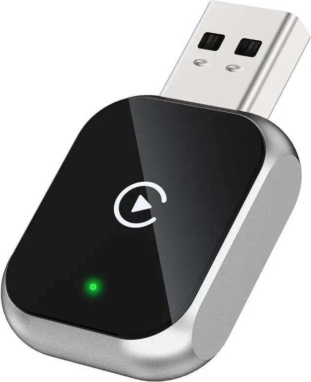 Main image of Mini Wireless Carplay Adapter for iPhone - Carplay Wireless Adapter Car Play Dongle, Wired to Wireless, Compatible with iPhone iOS 10+, Silver