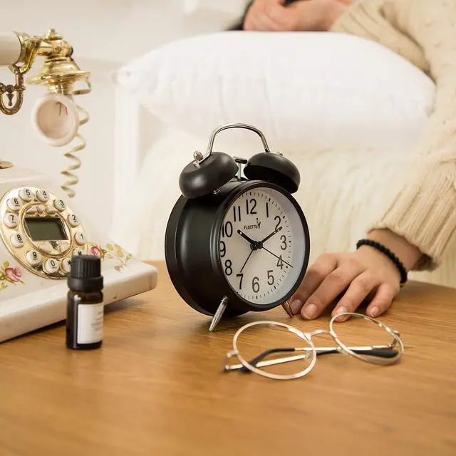 Alt view image 5 of 7 - {Loud Alarm for Deep Sleepers) 4'' Twin Bell Alarm Clock with Backlight for Bedroom and Home Decoration(Black)
