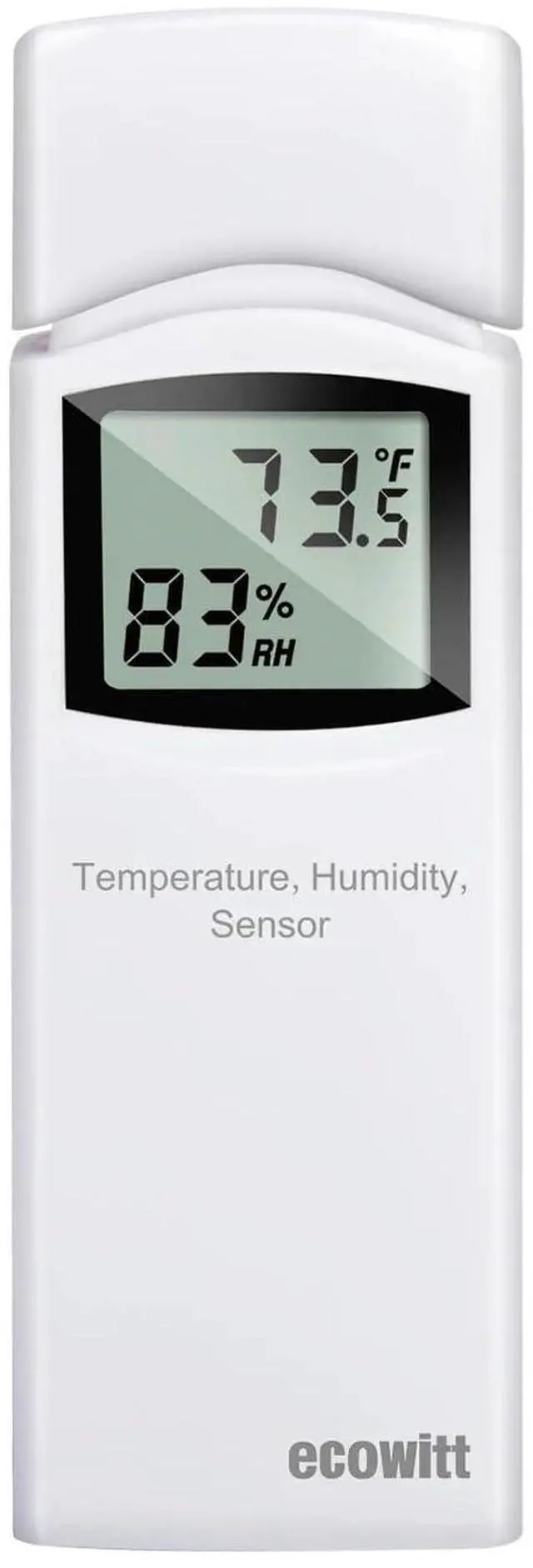 Main image of WN32(WH32) Wireless Outdoor Temperature and Humidity Sensor, Thermometer and Hygrometer Gauge with LCD Display, Default Degree Fahrenheit, Remote App Monitoring