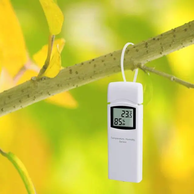 Alt view image 5 of 5 - WN32(WH32) Wireless Outdoor Temperature and Humidity Sensor, Thermometer and Hygrometer Gauge with LCD Display, Default Degree Fahrenheit, Remote App Monitoring