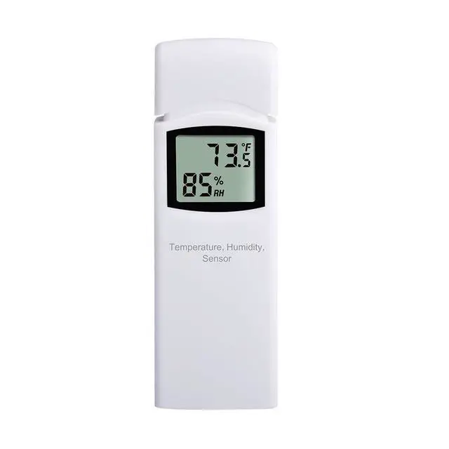 Alt view image 4 of 5 - WN32(WH32) Wireless Outdoor Temperature and Humidity Sensor, Thermometer and Hygrometer Gauge with LCD Display, Default Degree Fahrenheit, Remote App Monitoring