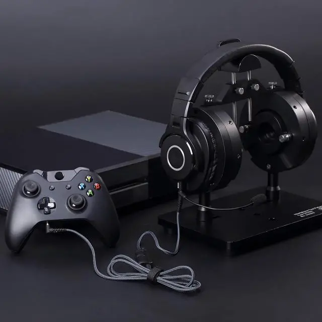 Alt view image 6 of 7 - Cable Boom Microphone - Volume Control for PlayStation PS4 or Xbox One Controller, PC - Boompro Gaming Mic Compatible with Audio Technica ATH-M50x, ATH-M40x, ATH-M70x Headphones 150CM