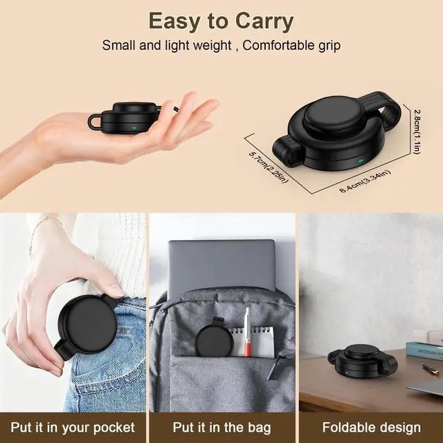 Alt view image 7 of 7 - 18W Fast Wireless Charger Pad 3 in 1 Foldable Travel Wireless Charging Station Kick Stand for Samsung Galaxy S26 Ultra S26 S25 FE S25 S24 S23/Z Flip Fold 7 6, Galaxy Watch 8 Classic/7/6/5/Galaxy Buds4