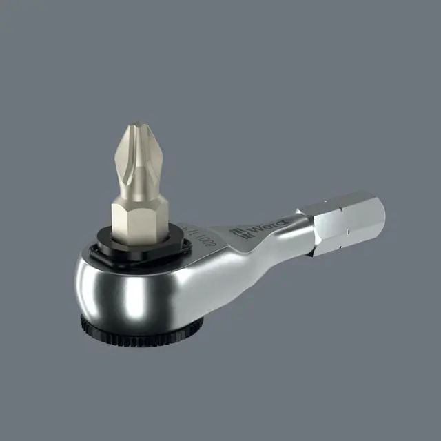 Alt view image 2 of 7 - Tools 05003662001 8011 Zyklop Mini 4 Bit ratchet, 1/4", 1/4" x 50 mm