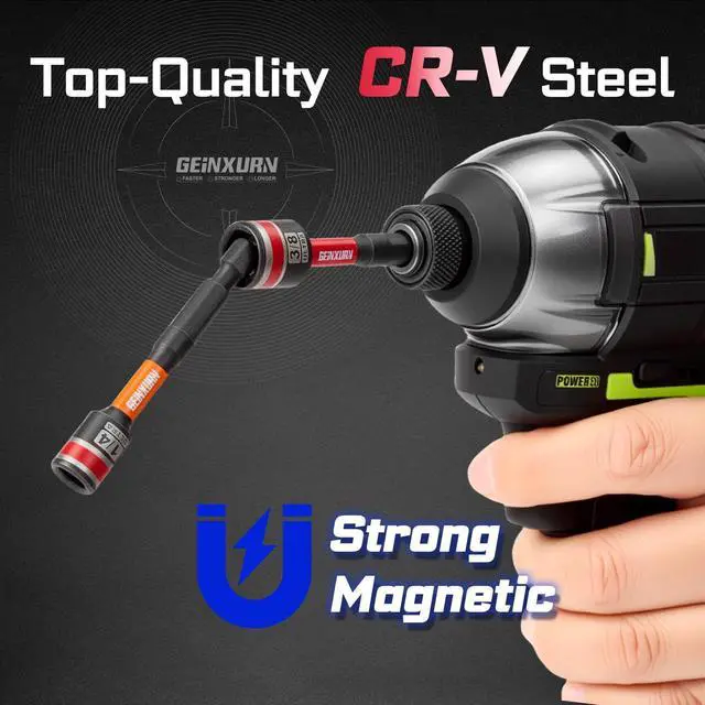 Alt view image 4 of 7 - 19 Pieces Ratcheting Screwdriver Set and Socket Wrench Set, Mini Rachet Wrench, Rachet Screwdriver Handle and Nut Driver with 12 Pcs Impact Screwdriver Bit, Hand Tools Set for Repair DIY