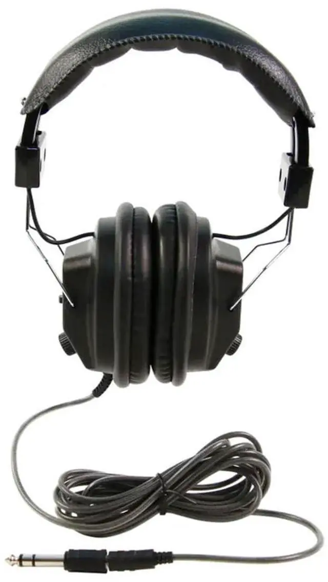 Main image of 3068AV Switchable Stereo/Mono Over-Ear Headphones, 3.5mm and Adapter Plug, Black
