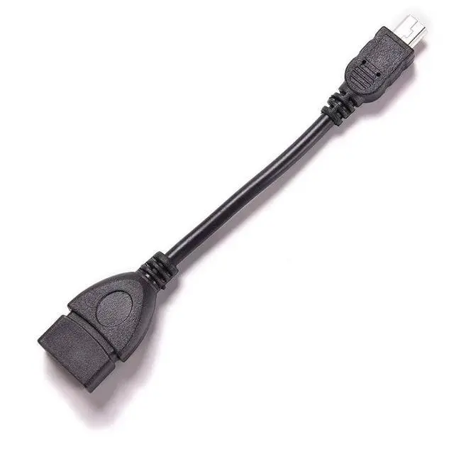 Alt view image 2 of 6 - 3 Pack Mini USB OTG Cable Mini USB Male to USB 2.0 Female Host OTG Adapter Connector Converter for USB Flash Drive Ti-84 Calculator Mouse Tablet MP3 Player Camera Transfer Photo to Computer