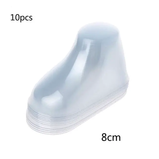 Alt view image 3 of 7 - 10Pcs Clear Plastic Baby Feet Display Showcase Shoe Trees Baby Booties Shoes and Socks 8/9/10.5/11/12cm Transparent