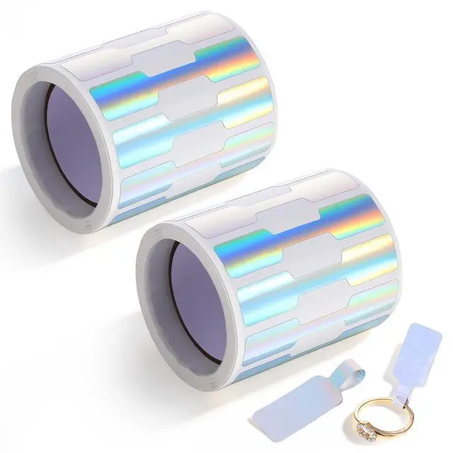 Main image of 1000 Pcs Price Tags Stickers Roll for Necklace Earring Price Identify, Self Adhesive Jewelry Tags Roll for Necklace, Earring, Bracelet, Ring, Display
