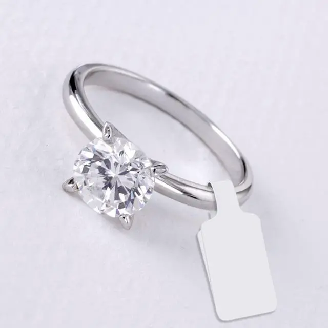 Alt view image 4 of 7 - 200Pcs Blank Jewelry Price Tags Stickers Indentification Tags, Jewelry Price Tags Self Adhesive, Necklace Earring Price Identify Rectangle Label, Barbell Label for Jewelry Display Price Display