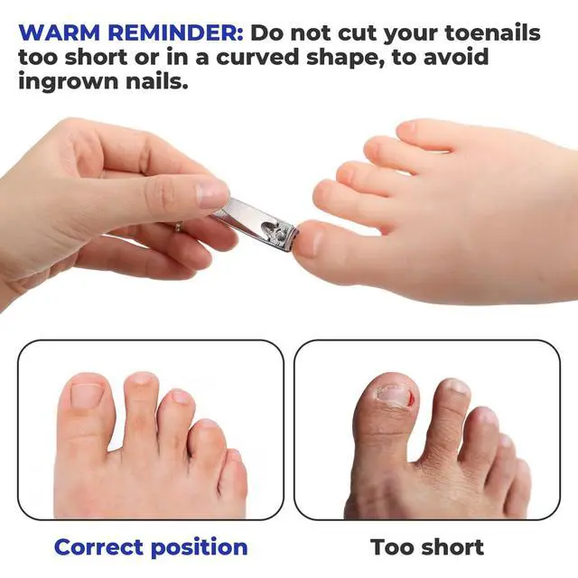 Alt view image 5 of 7 - 4 Pcs Nail Clipper, 2'' Mini Nail Clippers Travel Fingernail Clippers with Keychain and File Stainless Steel Nails Cutters Straight Edge Toenail Clippers for Men Women