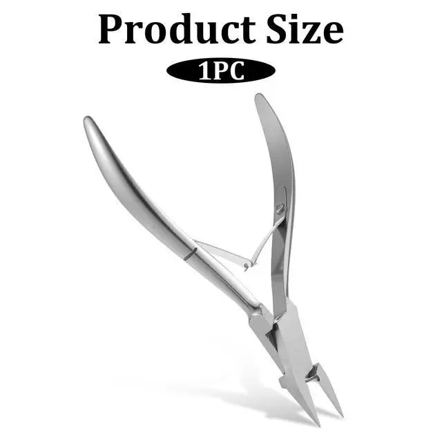 Alt view image 2 of 7 - Ingrown Toenail Clippers, Straight Blade Toe Nail Clippers for Thick Toenails, Stainless Steel Fingernail Toenail Clipper for Seniors, Men and Adult